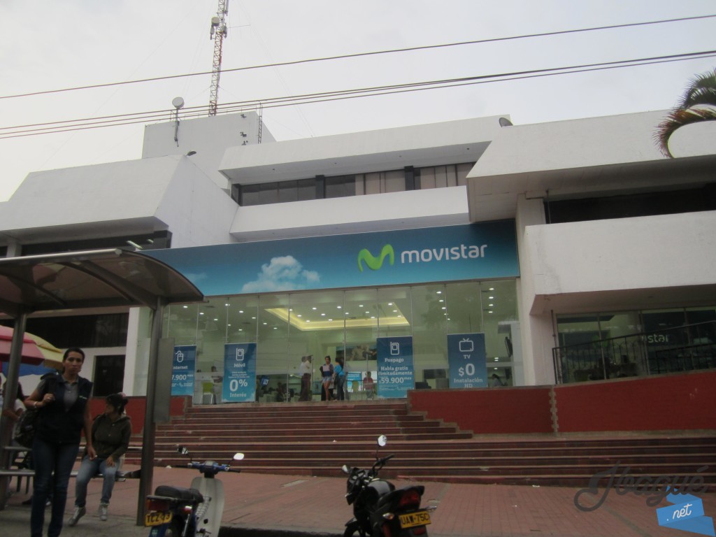 Movistar centro de atención y ventas en la avenida quinta de Ibagué